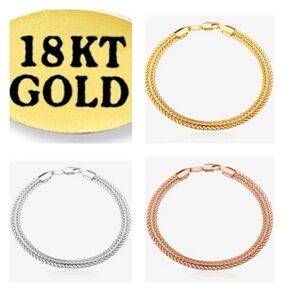 🐘🐘 18KT Gold, Silver, and Rose Gold Bracelets